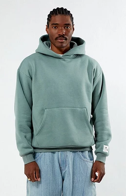 PacSun Green Solid Pullover Hoodie