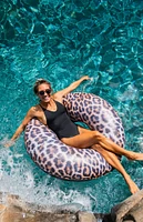 PoolCandy Inflatable Leopard Print Jumbo Pool Tube