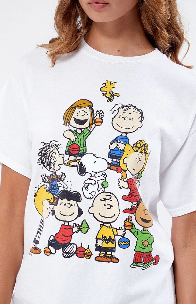 Junk Food Peanuts Christmas T-Shirt