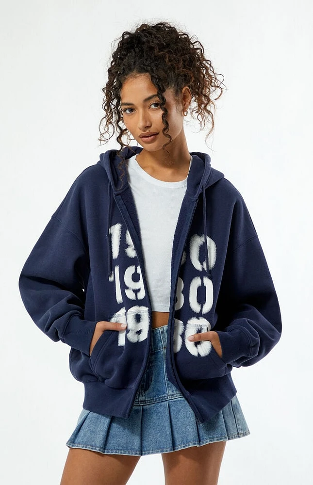 PacSun 1980 Repeat Full Zip Hoodie