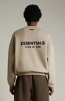 Fear of God Essentials Desert Sand Fleece Crew Neck Sweatshirt