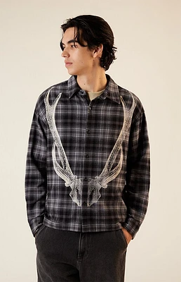 PacSun Graphic Flannel Shirt