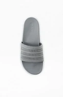 adidas Gray Adilette Slide Sandals