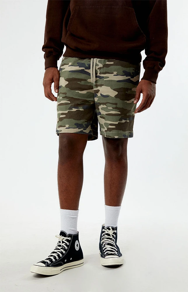 PacSun Eco Camouflage Twill Volley Shorts