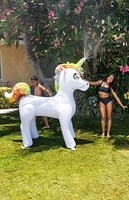 Pool Candy Inflatable Jumbo Unicorn Sprinkler