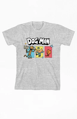 Kids Dog Man Petey the Cat & Lil Heather Grey T-Shirt