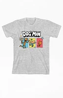 Kids Dog Man Petey the Cat & Lil Heather Grey T-Shirt
