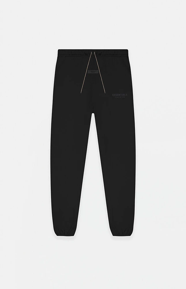 Kids Fear of God Essentials Black Sweatpants