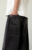Pacsun Ryder Ultra Baggy Jeans Black Tinted