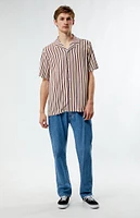 PacSun Caleb Stripe Camp Shirt