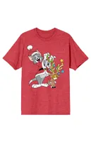 Tom & Jerry Santa T-Shirt