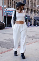 John Galt White Jillian Long Sleeve Top