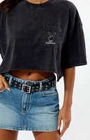 Playboy By PacSun Boxy Cropped T-Shirt