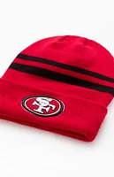 New Era 49ers SF Striped Beanie