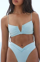 PacSun Eco Blue Ocean Shine Bralette Bikini Top