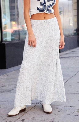 John Galt Floral Lizzy Maxi Skirt