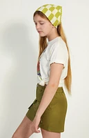 PacSun Kids Cargo E-Waist Mini Skirt
