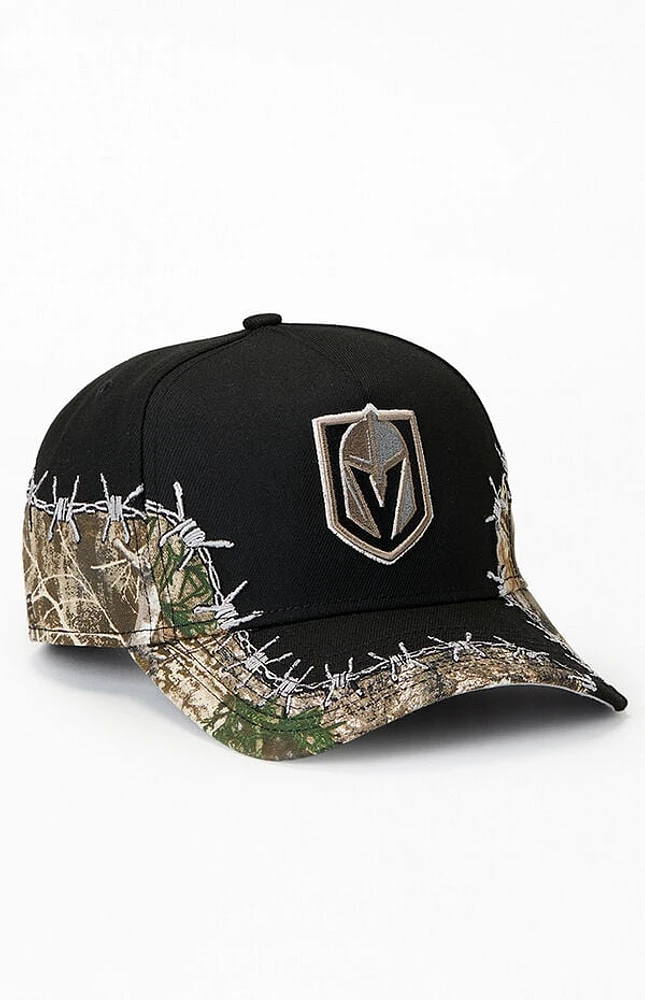 New Era Las Vegas Golden Knights Camo Barbwire 9FORTY Snapback Hat