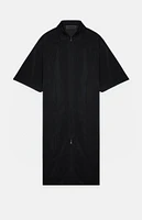 Fear of God Essentials Women's Jet Black Full Zip Polo Dress