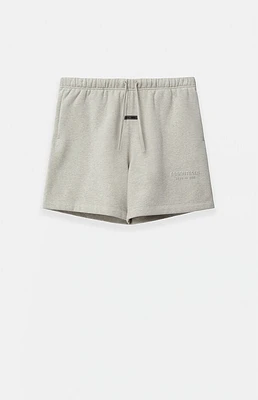 Fear of God Essentials Kids Heather Stone Fleece Soccer Sweat Shorts