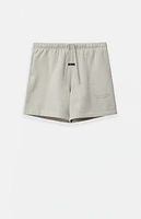 Fear of God Essentials Kids Heather Stone Fleece Soccer Sweat Shorts