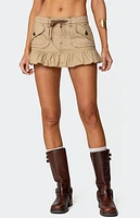 Edikted Ninna Peplum Mini Skirt