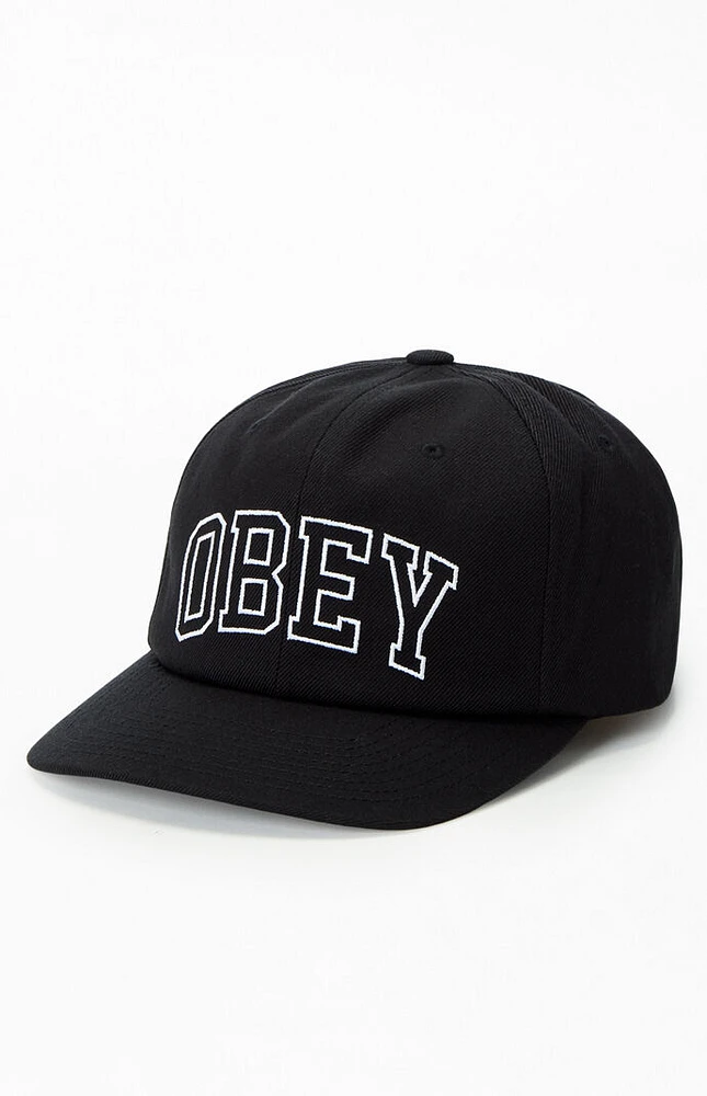 Obey Academy 6 Panel Snapback Hat