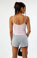 LA Hearts Tie Front Knit Shorts