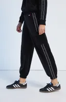 Relaxed Velour Cargo Jogger Sweatpants