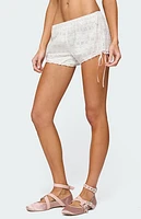 Edikted Mina Eyelet Bloomer Short