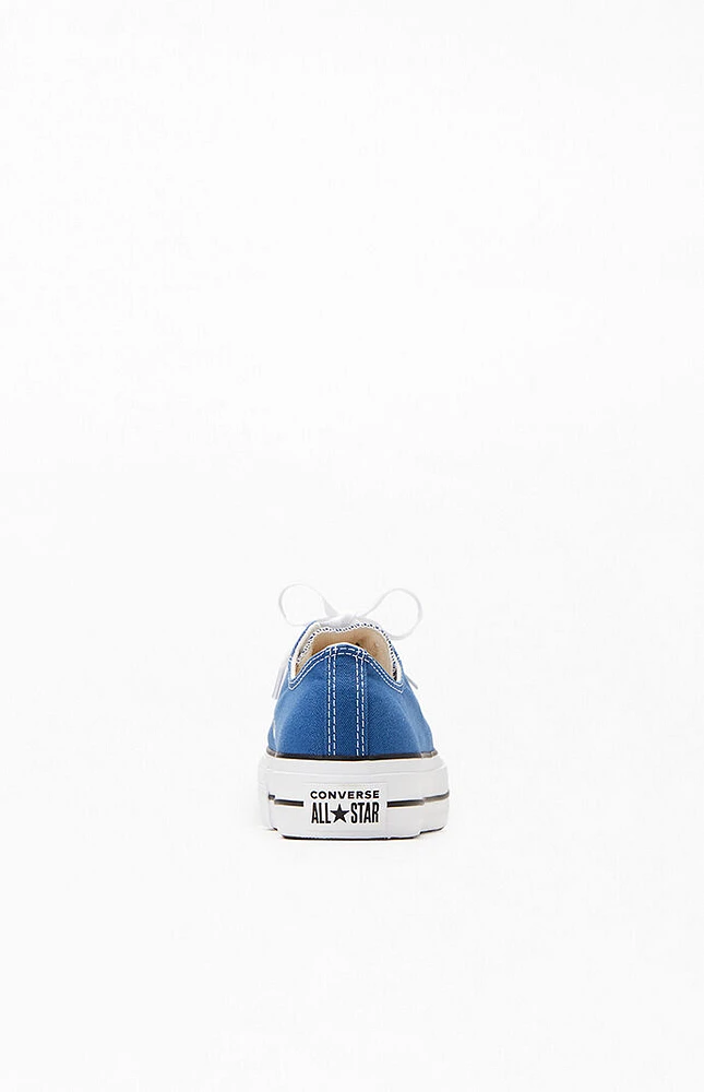 Converse Women's Blue Chuck Taylor All Star Lift Low Top Sneakers