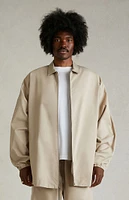 Fear of God Essentials Mink Overshirt Jacket