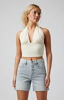 Pacsun Light Indigo Denim Dad Shorts