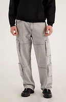 Pacsun Dylan Baggy Cargo Jeans Gray