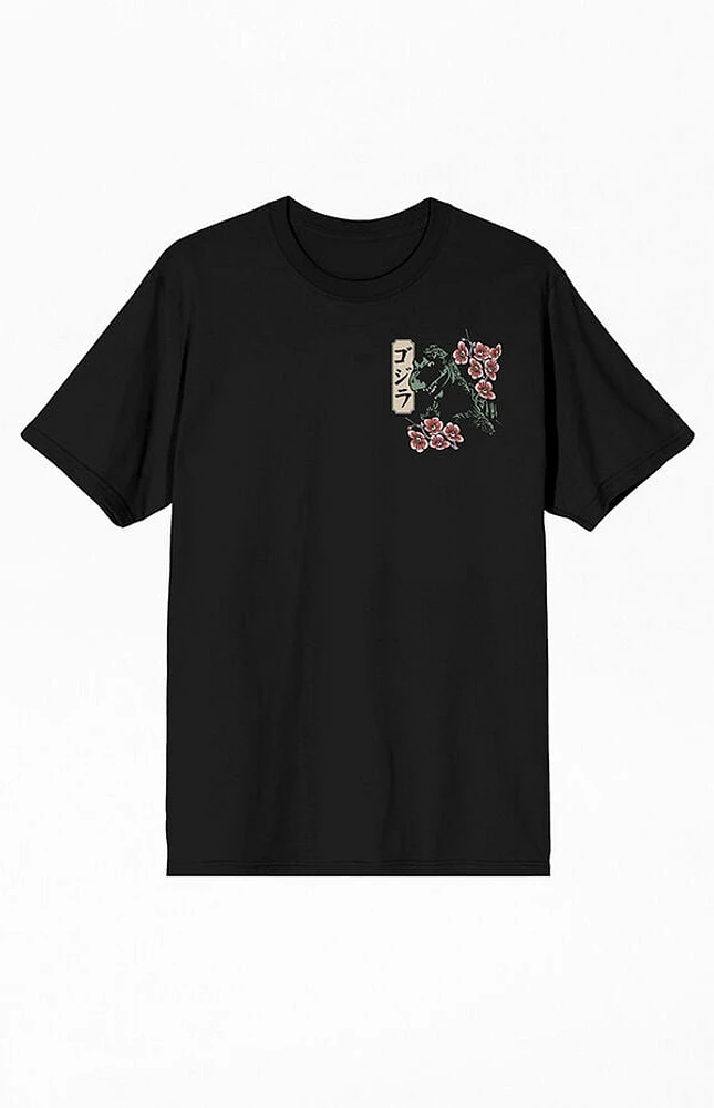 Godzilla Cherry Blossoms T-Shirt