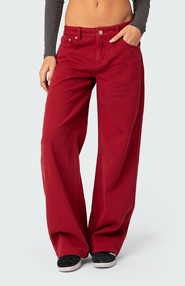 Edikted Roman Low Rise Slouchy Jeans