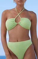 Dippin' Daisy's Amalfi String Tie Bandeau Bikini Top