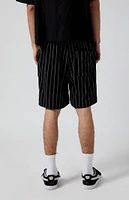 PacSun Black Stripe Linen Shorts