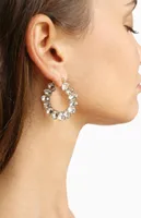 Statement Crystal Hoop Earrings