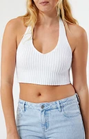 LA Hearts Pixie Knit Halter Top