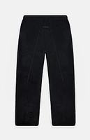 Fear of God Essentials Jet Black Sherpa Polar Fleece Sweatpants