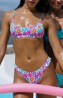 Bright Swimwear Citrus Floral Bali High Cut Bikini Bottom