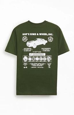 HUF Rim & Wheel Inc T-Shirt