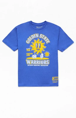 Mitchell & Ness Kids NBA Retro Mascot Warriors T-Shirt