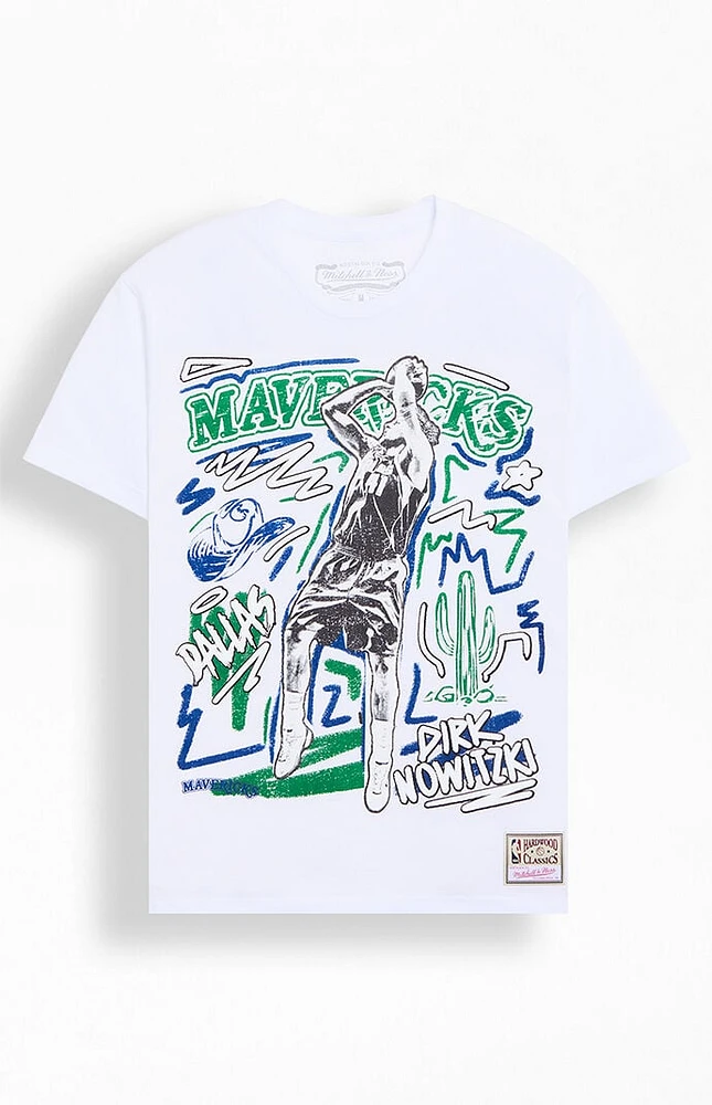 Mitchell & Ness Dirk Nowitzki Chalked Up T-Shirt