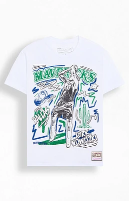 Mitchell & Ness Dirk Nowitzki Chalked Up T-Shirt