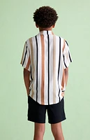 PacSun Kids Stripe Camp Shirt