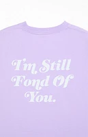 LAVENDER Still Fond Of You Boxy T-Shirt