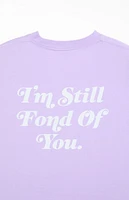 LAVENDER Still Fond Of You Boxy T-Shirt