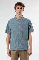 Pacsun Santiago Green Camp Shirt